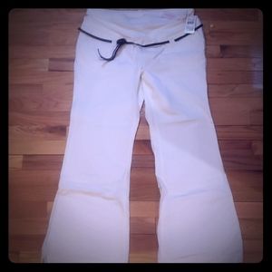 Long white Maternity pants